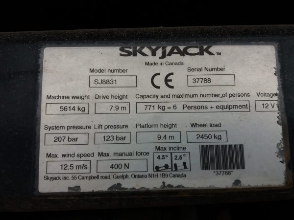 SKYJACK SJ8831 - Image 8