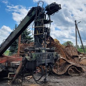 Knuckle Boom crane with legs
